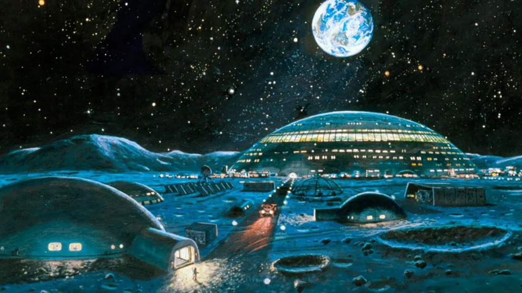 Hilton Hotel On The Moon (1958 Image)